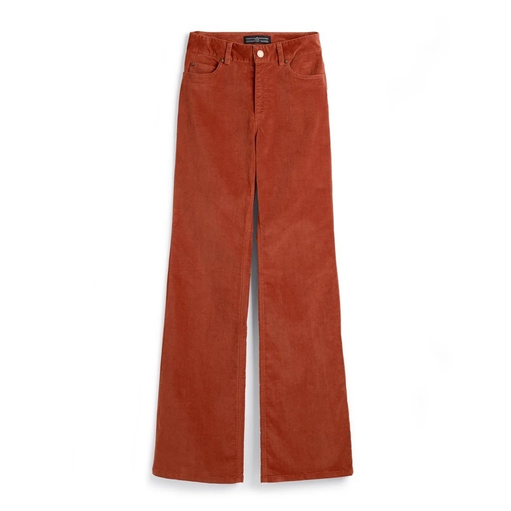 Peruvian Connection - Boot Cut Velveteen Jeans - Picante